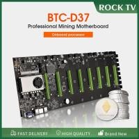 ราคา ขายแฟลช BTC D37 Riserless การทำเหมืองแร่เมนบอร์ด8 GPU Bitcoin Crypto Etherum Mining Support 10600 1600MHz CPU ชุดซีพียู Intel Celeron CPU 847 (7471359020)