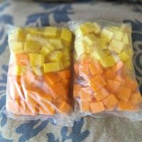 ราคา เศษสบู่ก้อนเต๋า แพค 500 g โสมสัปปะรด แครอท แถมถุงตีฟอง (17403751850)