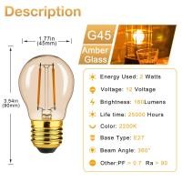 ราคา E27หลอดเอดิสันแอลอีดีแรงดันไฟฟ้าต่ำ DC 12V นำ E12ฐาน E14 1W 2W 4W ไส้หลอดไฟ Led ไฟตกแต่งสวนสีเหลืองอำพันย้อนยุค2200K หลอดไฟไฟแสงอาทิตย์สำหรับตั้งแคมป์สีขาวอบอุ่นมารีน RV (18751480553)