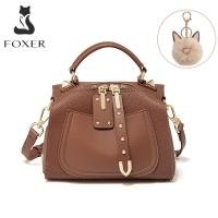 ราคา กระเป๋าหนังเทียมสำหรับผู้หญิงกระเป๋าถือสตรีกระเป๋าสะพายไหล่สะพายข้าง (21004700007)