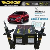 ราคา โช๊คอัพ หน้า หลัง MONROE รุ่น OESpectrum Mazda 2 Skyactiv Diesel Benzene ดีเซล เบนซิน ปี 2015 19 (20629104514)