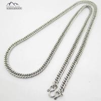 ราคา U78 ลายโซ่แบนฮิบฮอพ ขนาด 5 5 มม ยาว 24 28 นิ้ว สร้อยคอสแตนเลส สร้อยพระ สร้อยคอ สร้อยสแตนเลส สร้อยคอสแตนเลสแท้ (10154213655)