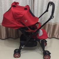 ราคา รถเข็นเด็กมือสอง Combi Diaclasse สีแดงสด สภาพสวย (20488568702)