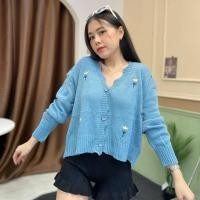 ราคา SpinnyHouse เสื้อคลุมไหมพรม ทอลายปักดอกไม้ มินิมอลสุด ใสเ่ที่ยวคาเฟ่ ผ้ายืดเยอะ สาวอวบใส่ได้ รุ่น ดอกแพง (20629383858)