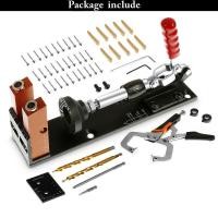 ราคา 3 In 1 Aluminium Pocket Hole Jig System Kit Removable Pocket Screw Jig Adjustable Hole Pitch 15 Angled Drill GuidesW Built In Clamping System Great Carpenter Woodworking Tool For Joinery (16602280537)