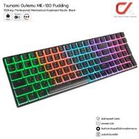 ราคา Tsunami Outemu MK 100 คีย์บอร์ดเกมมิ่ง 96 Pudding Type C Rainbow RGB Mechanical Keyboard (16604804650)