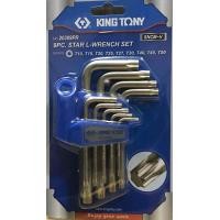 ราคา King Tony ประแจตัวแอลท็อคสั้น 9 ตัวชุด T10 T50 รุ่น 20309PR หัวรูปดาว 6 แฉก 2 ด้าน (408880446)