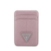 ราคา GUESS M๑g Wallet Cardslot 2 Cards Saffiano Black Pink (21150655048)