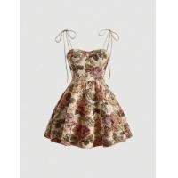 ราคา SN Dior flower dress ชุดเดรส สวนดอกไม้ เดรสลายดอก เดรสคุณหนู เดรสสั้น (20981731955)