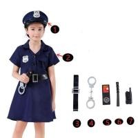 ราคา Police Costume for Kids Dress Up Set Role Play Officer with Handcuffs Badge Toys Suitable for 3 8 Years Old Boys and Girls Gifts (20486277660)
