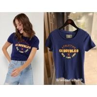 ราคา cc ooแท้100 เสื้อยืดผู้หญิงลายกราฟฟิก CC OO คอลใหม่ล่าสุด ไซส์xs xl (18860665239)