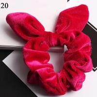 ราคา หูกระต่ายน่ารัก1ชิ้นยางรัดผมโดนัทกำมะหยี่เกาหลียางรัดผมยางรัดยางยืดโบว์หางม้าน่ารักอุปกรณ์เครื่องประดับผมผม (17520065497)