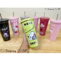 ราคา แก้วน้ำเก็บความเย็น แก้วใส่น้ำน่ารักๆ สีสดใส แก้วเย็น สินค้า พร้อมส่ง ขนาด750 ML (17135115771)