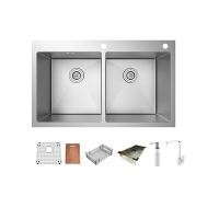 ราคา Hafele อ่างล้างจาน 2 หลุม รุ่น MARIA (495.39.606)