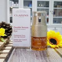 ราคา Clarins double serum eye 20ml ผิวรอบดวงตาเรียบเนียน กระชับขึ้น (20384765674)