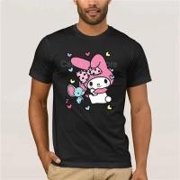 ราคา Fashion T Shirt cartoon Sanrio hello kitty MYMELODY keroppi BADTZ MARU Kuromi graphic Tops Distro (20152826356)