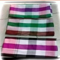 ราคา ผ้าขาวม้าฝ้ายทอมือตาใหญ่ ขนาด65ซม 175ซม คละลายคละสี ไม่ได้เย็บชายนะคะ (576114353)