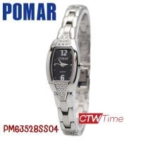 ราคา POMAR นาฬิกาข้อมือผู้หญิง สายสแตนเลส รุ่น PM63528SS04 สีเงิน หน้าปัดสีดำ (20928039814)