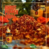 ราคา ผงพริกปีศาจ Ghost Pepper Powder Flake 40g 1000000SHU หนึ่งในพริกที่เผ็ดที่สุดในโลก (17467092498)