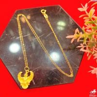 ราคา สร้อยคอเงินชุบทอง จี้พญาครุฑ ทองคำ 99 99 น้ำหนัก 0 25 0 35 กรัม ซื้อยกเซตคุ้มกว่าเยอะ แบบราคาเหมาๆเลยจ้า (16349723583)