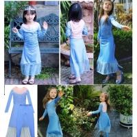 ราคา Anta Shop Dress New Elsa snow margin2 ชุดเอลซ่า ชุดเจ้าหญิง เอลซ่า ภาค2 แถมมงกุฏเจ้าหญิงฟรี (9561772048)