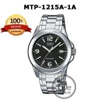 ราคา CASIO ของแท้ รุ่น MTP 1215A นาฬิกาผู้ชาย วันที่ สายสแตนเลส มี 8 หน้า รับประกัน 1 ปี MTP1215A MTP1215 (18993826446)