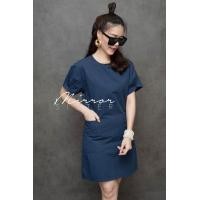 ราคา ป้าย Mirrorsister เดรสทรงเรียบเก๋เบสิค แขนสั้นคอกลม ช่วงแขนจับจีบทวิส ความยาวเหนือเข่ากำลังดี มีดีเทลกระเป๋าหน้าคู่ (9473078046)