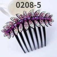 ราคา Korean style new hair accessories sweet lady hair comb with diamonds (17993665782)