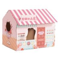ราคา Paradise บ้านแมว บ้านลับเล็บแมว กล่องลับเล็บรูปบ้าน พร้อมแผ่นลับเล็บ บ้านสัตว์เลี้ยง บ้านแมวกระดาษ พร้อมส่ง (19806345640)