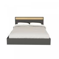 ราคา Global House DELICATO เตียงนอน 6 ฟุต รุ่น Deamon ขนาด 190X207 9X100ซม สีโอ๊ค เทา รับประกันของเเท้ (21006096470)