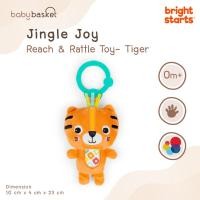 ราคา Bright Starts Jingle Joy Reach Rattle Toy Tiger (18909316378)