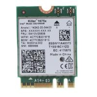 ราคา สำหรับ Intel WiFi 6E AX210 Killer AX1675x WiFi 6 AX200 802 11AX สำหรับ M 2 Wifi Bluetooth ใช้งานร่วมกับการ์ด (17089172185)