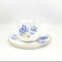 ราคา ชุดแก้วกาแฟเนื้อมุก 8 ออนซ์ พร้อมจานรองแก้ว ถ้วยกาแฟ แก้วมุก PEARL Opal Glass Coffee Tea Cup with Sauce รวม 1 ชุด เลือกแบบได้ (20422234695)