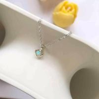 ราคา Winterwinter Jewelry Silver925 เครื่องประดับเงินแท้ เงินแท้925 สร้อยคอพร้อมจี้จิ๋วรูปหัวใจ โอปอล์ (12225576086)