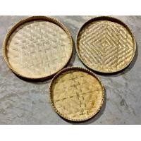 ราคา กระด้งสานไม้ไผ่ขนาด 101214 นิ้ว (19588837363)