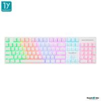 ราคา คีย์บอร์ดเกมมิ่ง Tsunami AX 104 104Keys Full size 100 Rainbow Mechanical Gaming Keyboard รับประกันสินค้า 1 ปี (21103326177)