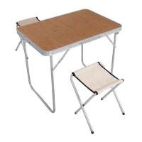 ราคา BOS โต๊ะพับอลูมิเนียมอัลลอยด์ พร้อมเก้าอี้ โต๊ะอเนกประสงค์ โต๊ะปิคนิคแบบพกพา โต๊ะปิคนิค 120x60x70ซม ปรับระดับความสูงได้ 3 ระดับ พร้อมรูร่ม (20206705146)