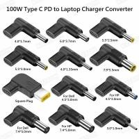 ราคา ตัวแปลง Charger Laptop เป็นสากลสำหรับ Asus 100W Type C USB Samsung Acer C ที่ชาร์จความเร็วสูงตัวเชื่อมอะแดปเตอร์ (19287780101)