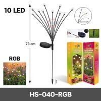 ราคา ดอกไม้เรืองแสง โซล่าเซลล์ ไฟประดับ แมงกระพรุน 8 10 LED ตกแต่งสวน สนามหญ้า โรงเรือน กันน้ำ ทนแดด ไฟหิ่งห้อย หลายสี HS 039 040 041 (20582945469)