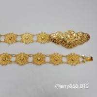 ราคา เข็มขัดชุบทอง เข็มขัดล้านนา เข็มขัดลายไทย สินค้าพร้อมส่งจากประเทศไทย (20691273632)