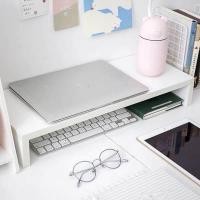 ราคา ชั้นไม้วางจอคอม สีขาว ดำ ไม้ ชั้นวางจอ ชั้นไม้ โต๊ะวางคอมพิวเตอร์ โต้ะ ชั้นวางของ โต๊ะเสริม โต๊ะเขียนหนังสือ วางโทรศัพท์ ชั้นวางคอม (10070695966)