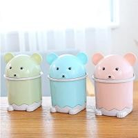 ราคา ES คละสี ถังขยะลายหมี ถังขยะขนาดเล็ก ถังขยะรูปหมี ถังขยะลายการ์ตูน EASY HOME ปลีก ส่ง E264 (9571538629)