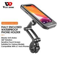 ราคา WEST BIKING ที่วางโทรศัพท์สำหรับจักรยานกันน้ำที่วางโทรศัพท์ติดรถมอเตอร์ไซค์จักรยานขนาด7 0นิ้วที่วางโทรศัพท์จักรยานเสือภูเขารถสกู๊ตเตอร์ชั้นวางปั่นจักรยาน (15426102698)