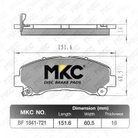 ราคา ผ้าเบรคหน้า หลัง CHEVROLET COLORADO 2 52 83 0 ทุกรุ่น 2004 2020 corolado เชฟโรเลต โคโลราโด้ โคโรลาโด้ ผ้าเบรค MKC ผ้าเบรค chevrolet (15030476564)