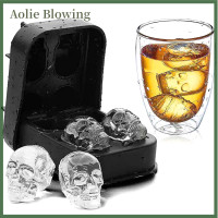 ราคา Aolie แม่พิมพ์ซิลิโคน3D หัวกะโหลกสำหรับทำน้ำแข็งถาดช็อคโกแลตไอศกรีมแบบทำมือ (20220376781)