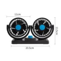 ราคา พัดลมติดรถยนต์ USB 12v 24v ลมแรง หมุนได้ 360 องศา สามารถปรับความเร็วลมได้ 2 ระดับ พัดลมติดรถยนต์ พัดลมติดรถยนต์24v10นิ้ว (21108891090)