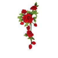 ราคา แผ่นปะเย็บปักลายดอกไม้สำหรับติดเสื้อผ้าลายดอกโบตั๋น3D สวยงาม GJ56 ตัวรีดติดเสื้อแบบทำมือ (19566005898)