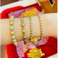 ราคา KMDGold สร้อยข้อมือทองคำแท้ 96 5 มาตรฐานทองเยาวราช หนัก1บาท แบบ2กษัตริย์ ทองคำขาว (20698792919)