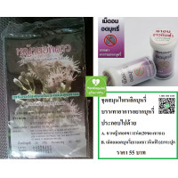 ราคา เซ็ตคู่ ปฐมอโศก ชุดสมุนไพรเลิกเป็นสิงห์อมควัน บรรเทาอาการอยากสูบ ประกอบด้วย 1 ชาชงหญ้าดอกขาว 2 เม็ดอมชาวหินฟ้า ใหม่ เย็นกายใจ (16632075551)