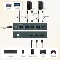 ราคา 2 Port HDMI USB 3 0 Kvm Switch 2 in 1 Out Ultra HD 4K 60Hz Kvm Switch 2 Computers Share 1 Monitor 1 Set Keyboard for Office (19123066216)